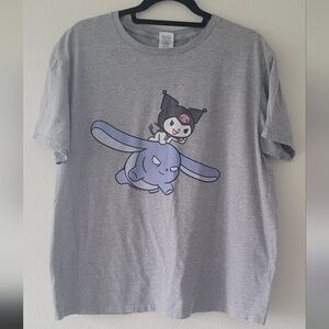 Kuromi Gray T-Shirt, Size XL
